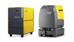 Bezolejové pístové kompresory jako kompletní zařízení od Kaeser Kompressoren.