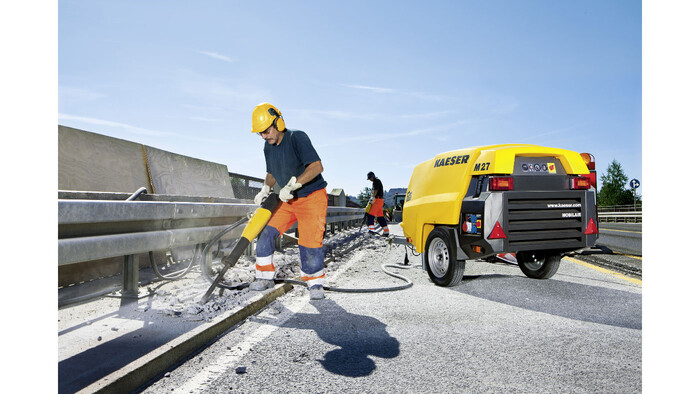 Mobilair M27 staveniště