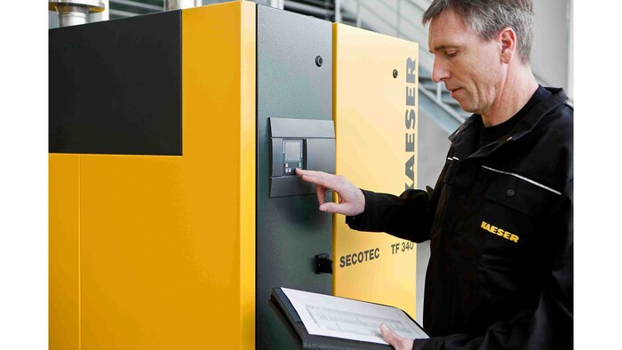 Latentní akumulační sušička SECOTEC TF k úpravě stlačeného vzduchu