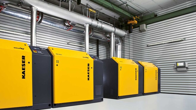 Stanice dmychadel s rotujícími písty od Kaeser Kompressoren