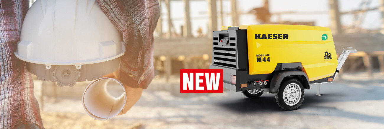 Objevte nový MOBILAIR M44 od firmy KAESER KOMPRESSOREN
