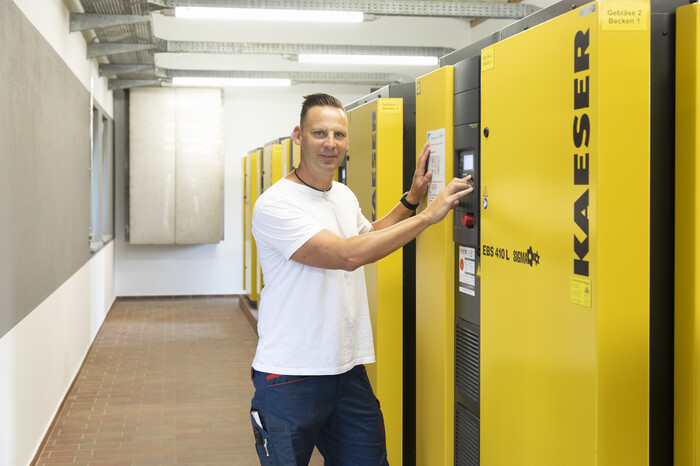 Šest šroubových dmychadel EBS od KAESER KOMPRESSOREN
