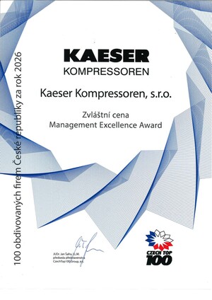 KaeserCZ_Cena Management Excellence Award