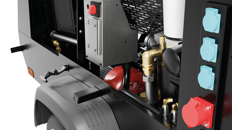 Integrovaný generátor v Mobilair M59.