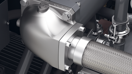 Redukovaná ztráta tlaku díky optimalizovanému vstupu a výstupu vzduchu