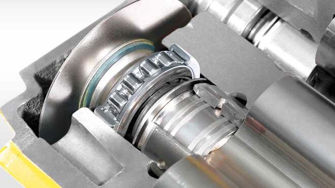 Dmychadla s rotujícími písty s velmi robustními ložisky