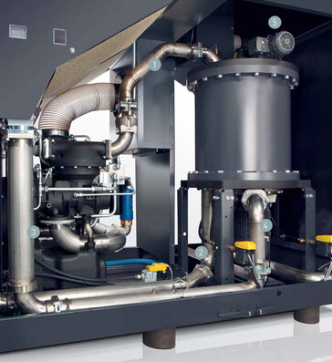 Montážní schéma rotační sušičky i.HOC