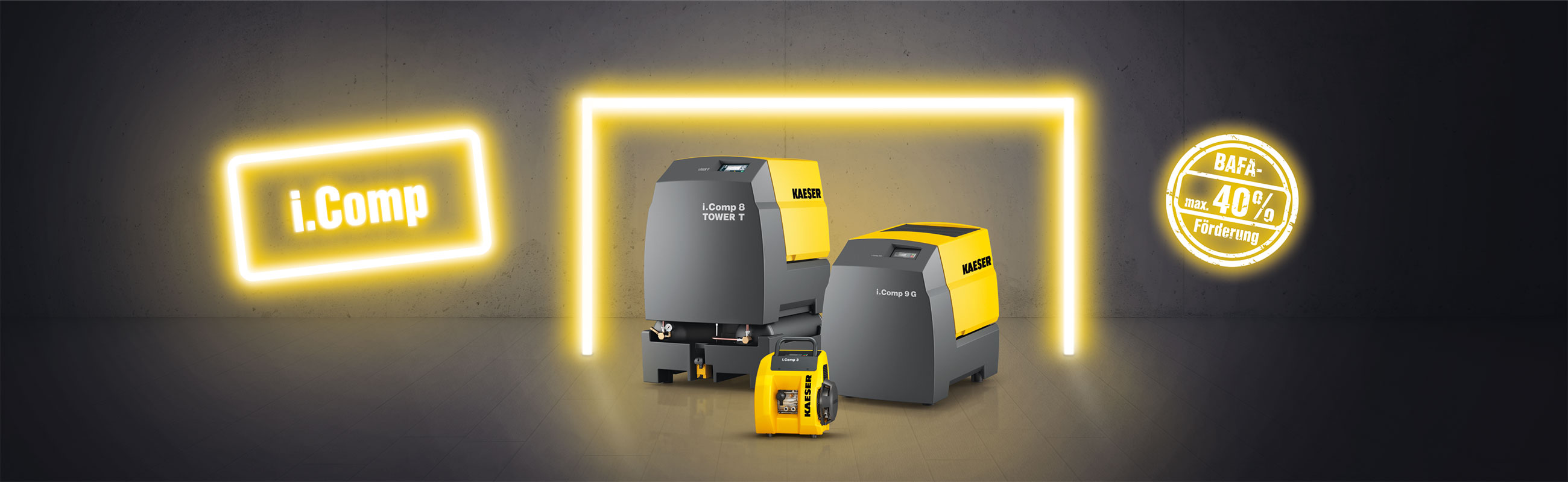 Řada pístových kompresorů i.Comp