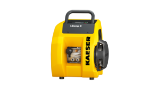Přenosná verze pístového kompresoru i.Comp 3 od Kaeser Kompressoren.