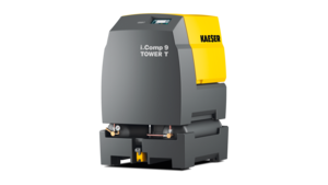 i.Comp 9 Tower se zabudovanými vzdušníky a kondenzační sušičkou až do 570 l/min.