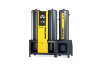 Adsorpční sušička v kombinaci s adsorbérem s aktivním uhlím pro technicky bezolejový stlačený vzduch