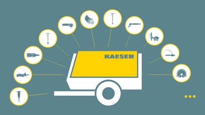 Kompresor pro všechna použití na stavbě