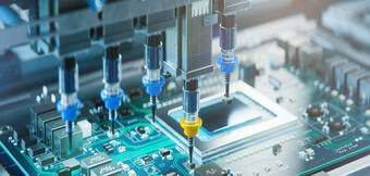 Kompresory při použití ve výrobě elektroniky – společnost KAESER KOMPRESSOREN dodává nejmodernější technologii pro přesné výrobní procesy.